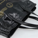 SAINT LAURENT Hand Bag Patent Black Gold 197699 Auth ar14049A-6