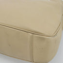 GUCCI Bamboo Hand Bag Leather Beige Gold 001 1638 Auth ar14051-12