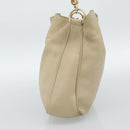 GUCCI Bamboo Hand Bag Leather Beige Gold 001 1638 Auth ar14051-5