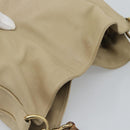 GUCCI Bamboo Hand Bag Leather Beige Gold 001 1638 Auth ar14051-6