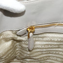 PRADA Chain Tote Bag Nylon Gray Gold Auth ar14053V-21