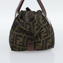 FENDI Zucca Canvas Hand Bag Brown Auth ar14054-4