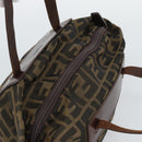 FENDI Zucca Canvas Hand Bag Brown Auth ar14054-6
