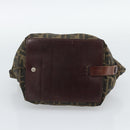 FENDI Zucca Canvas Hand Bag Brown Auth ar14054-5