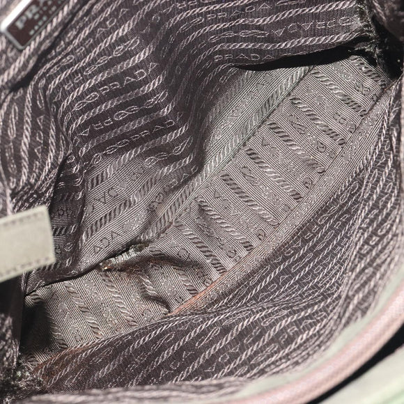 PRADA Tote Bag Nylon Khaki Auth ar14056