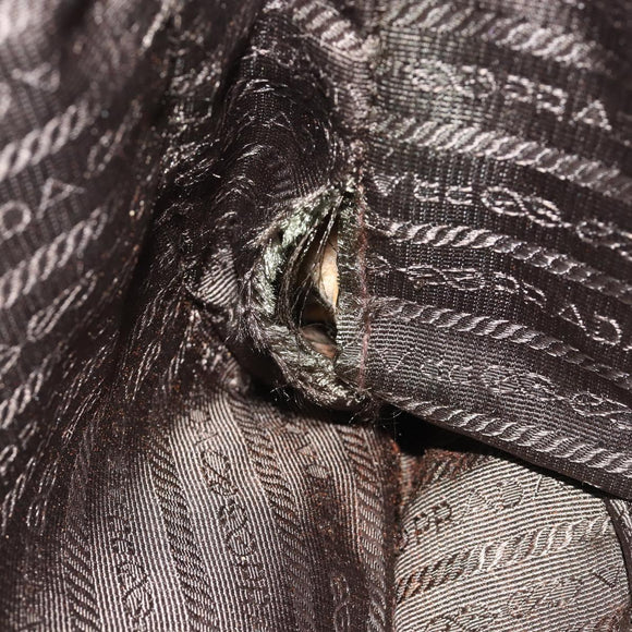 PRADA Tote Bag Nylon Khaki Auth ar14056