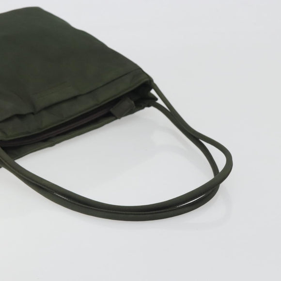 PRADA Tote Bag Nylon Khaki Auth ar14056