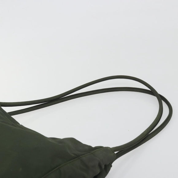 PRADA Tote Bag Nylon Khaki Auth ar14056