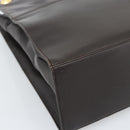 Salvatore Ferragamo Tote Bag Leather Brown Gold Auth ar14058-15