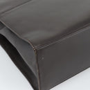 Salvatore Ferragamo Tote Bag Leather Brown Gold Auth ar14058-17