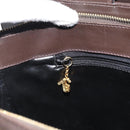 Salvatore Ferragamo Tote Bag Leather Brown Gold Auth ar14058-20