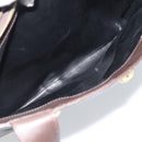 Salvatore Ferragamo Tote Bag Leather Brown Gold Auth ar14058-21