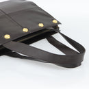 Salvatore Ferragamo Tote Bag Leather Brown Gold Auth ar14058-7