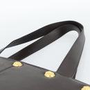 Salvatore Ferragamo Tote Bag Leather Brown Gold Auth ar14058-14
