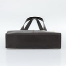 Salvatore Ferragamo Tote Bag Leather Brown Gold Auth ar14058-5
