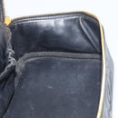 CHANEL COCO Mark Vanity Cosmetic Pouch Caviar Skin Black Gold CC Auth ar14059-20