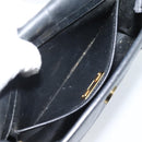 Christian Dior Shoulder Bag Leather Black Gold Auth ar14060-19