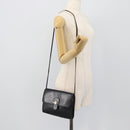 Christian Dior Shoulder Bag Leather Black Gold Auth ar14060-20