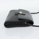 Christian Dior Shoulder Bag Leather Black Gold Auth ar14060-5