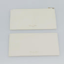Christian Dior Chain Shoulder Bag Leather White Gold Auth ar14061SM-22