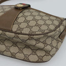 GUCCI GG Supreme Shoulder Bag PVC Leather Beige Gold 89 02 032 Auth ar14062-10