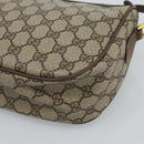 GUCCI GG Supreme Shoulder Bag PVC Leather Beige Gold 89 02 032 Auth ar14062-12