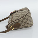 GUCCI GG Supreme Shoulder Bag PVC Leather Beige Gold 89 02 032 Auth ar14062-4