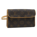 LOUIS VUITTON Monogram Pochette Florentine Waist Bag M51855 LV Auth ar14063-1