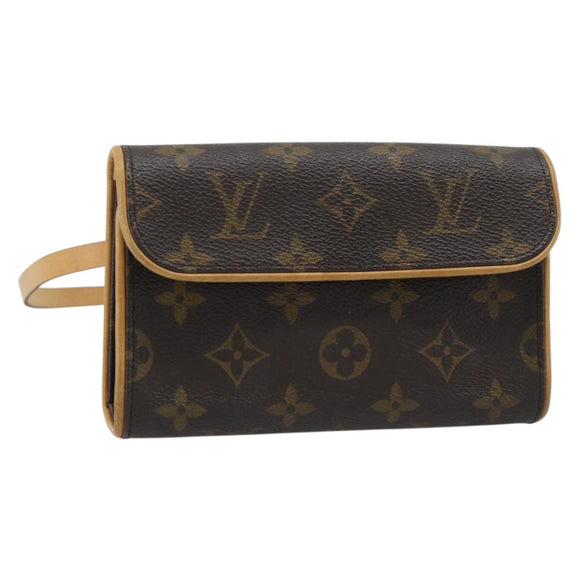LOUIS VUITTON Monogram Pochette Florentine Waist Bag M51855 LV Auth ar14063