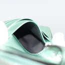 FENDI Compact Wallet Leather Green Silver 8M0490 Auth ar14064M-21
