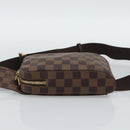 LOUIS VUITTON Damier Ebene Geronimos Shoulder Bag N51994 LV Auth ar14066-9