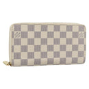 LOUIS VUITTON Damier Azur Zippy Wallet Long Wallet N60019 LV Auth ar14067V-1