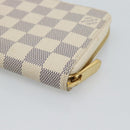 LOUIS VUITTON Damier Azur Zippy Wallet Long Wallet N60019 LV Auth ar14067V-15