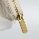 LOUIS VUITTON Damier Azur Zippy Wallet Long Wallet N60019 LV Auth ar14067V-8