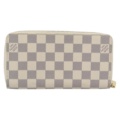LOUIS VUITTON Damier Azur Zippy Wallet Long Wallet N60019 LV Auth ar14067V - 0