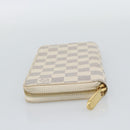 LOUIS VUITTON Damier Azur Zippy Wallet Long Wallet N60019 LV Auth ar14067V-3