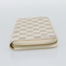 LOUIS VUITTON Damier Azur Zippy Wallet Long Wallet N60019 LV Auth ar14067V-4
