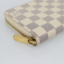 LOUIS VUITTON Damier Azur Zippy Wallet Long Wallet N60019 LV Auth ar14067V-14