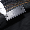 BALENCIAGA The City Hand Bag Leather Black 115748 Auth ar14069-20