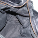 BALENCIAGA The City Hand Bag Leather Black 115748 Auth ar14069-21