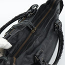 BALENCIAGA The City Hand Bag Leather Black 115748 Auth ar14069-6