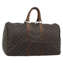 LOUIS VUITTON Monogram Keepall 50 Boston Bag M41426 LV Auth ar14072-1