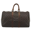 LOUIS VUITTON Monogram Keepall 50 Boston Bag M41426 LV Auth ar14072-13
