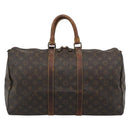 LOUIS VUITTON Monogram Keepall 50 Boston Bag M41426 LV Auth ar14072-2