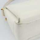 GUCCI Hand Bag Leather White Gold 000 406 0025 Auth ar14074-11