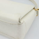 GUCCI Hand Bag Leather White Gold 000 406 0025 Auth ar14074-12