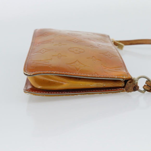 LOUIS VUITTON Monogram Vernis Lexington Accessory Pouch Gris M91056 Auth ar14075