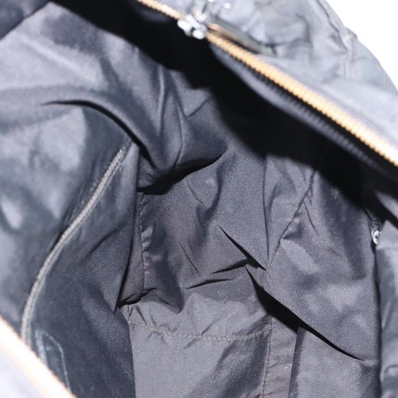 CHANEL New Travel Line Tote Bag Canvas Black CC Auth ar14076