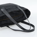 CHANEL New Travel Line Tote Bag Canvas Black CC Auth ar14076-7