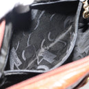 Salvatore Ferragamo Vala Shoulder Bag Leather Brown Gold Auth ar14079-21